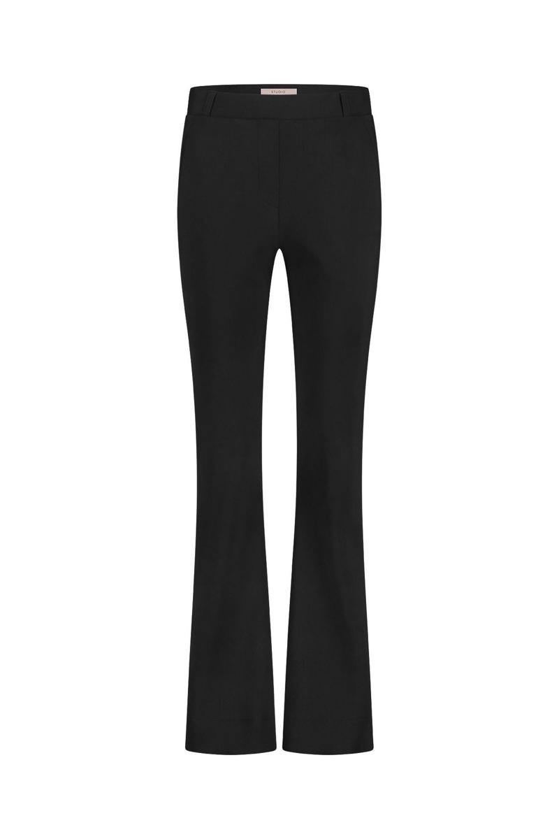 Studio Anneloes Studio Anneloes Pantalon Flair Bonded Zwart 1