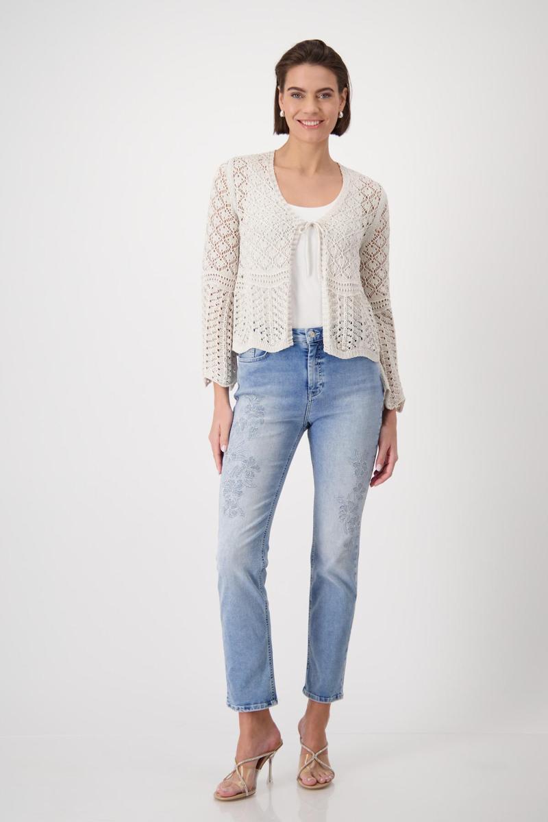 Monari Monari Vest 410001 Beige 3