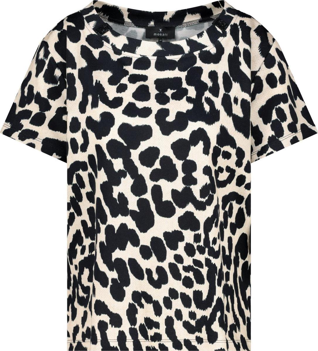 Monari Monari T-Shirt 409715 Zwart-Wit 2