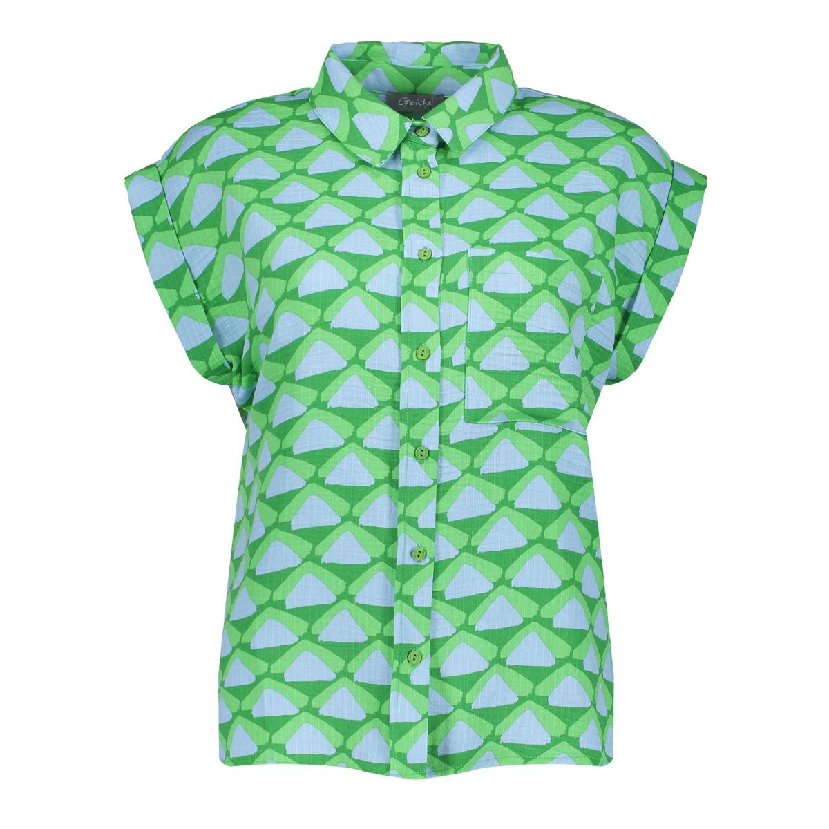 Geisha Geisha Blouse 53489-20 Groen 2