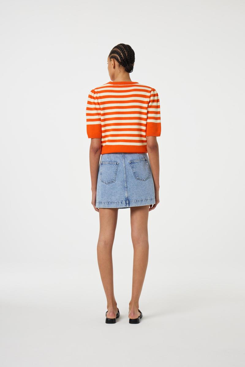 Fabienne Chapot Fabienne Chapot Gebreide Stine Pullover Oranje 4