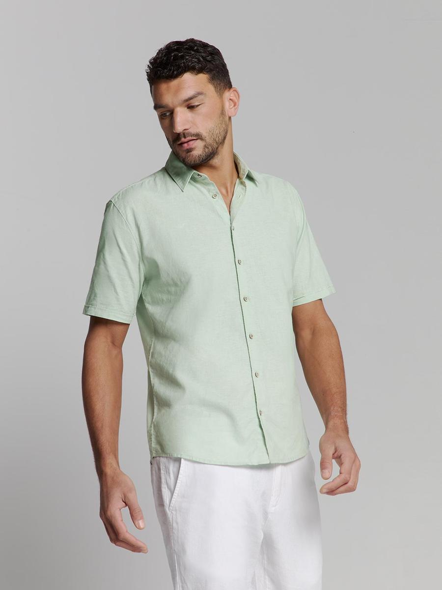 No Excess No Excess Overhemd 27480321SN Groen 1