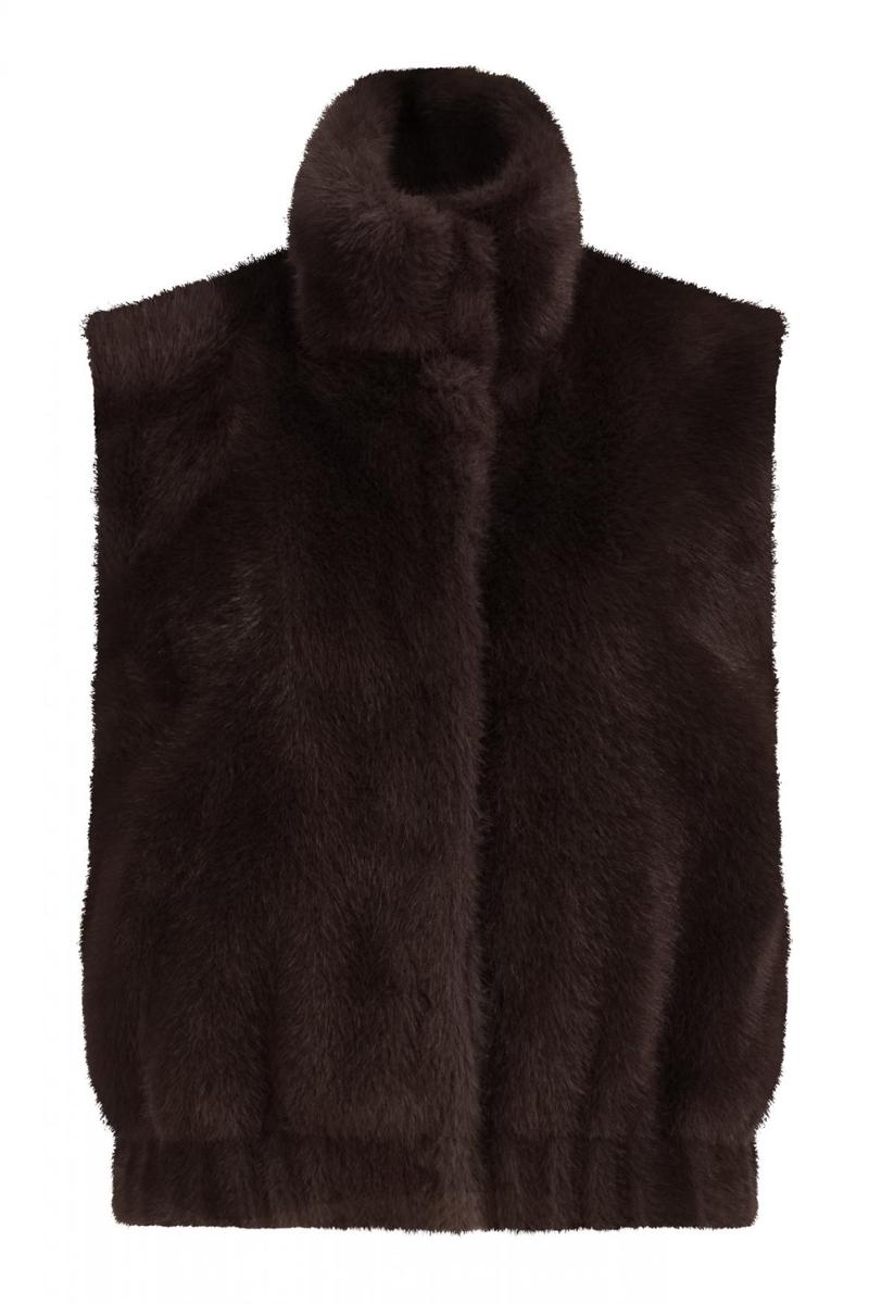 Label DOT Gilet 2527007 Bruin 3