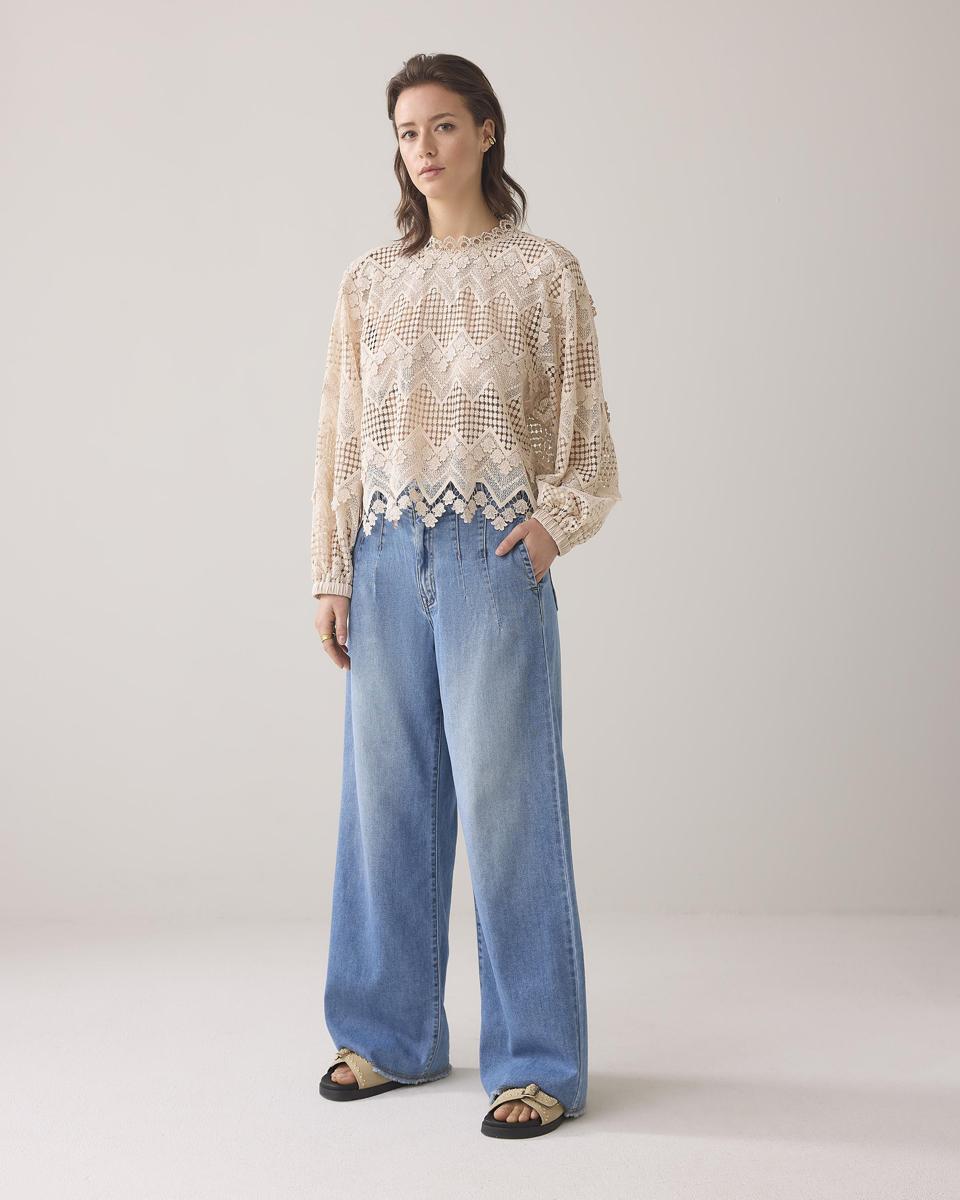 Summum Summum Blouse 2s3220-12182 Beige 2