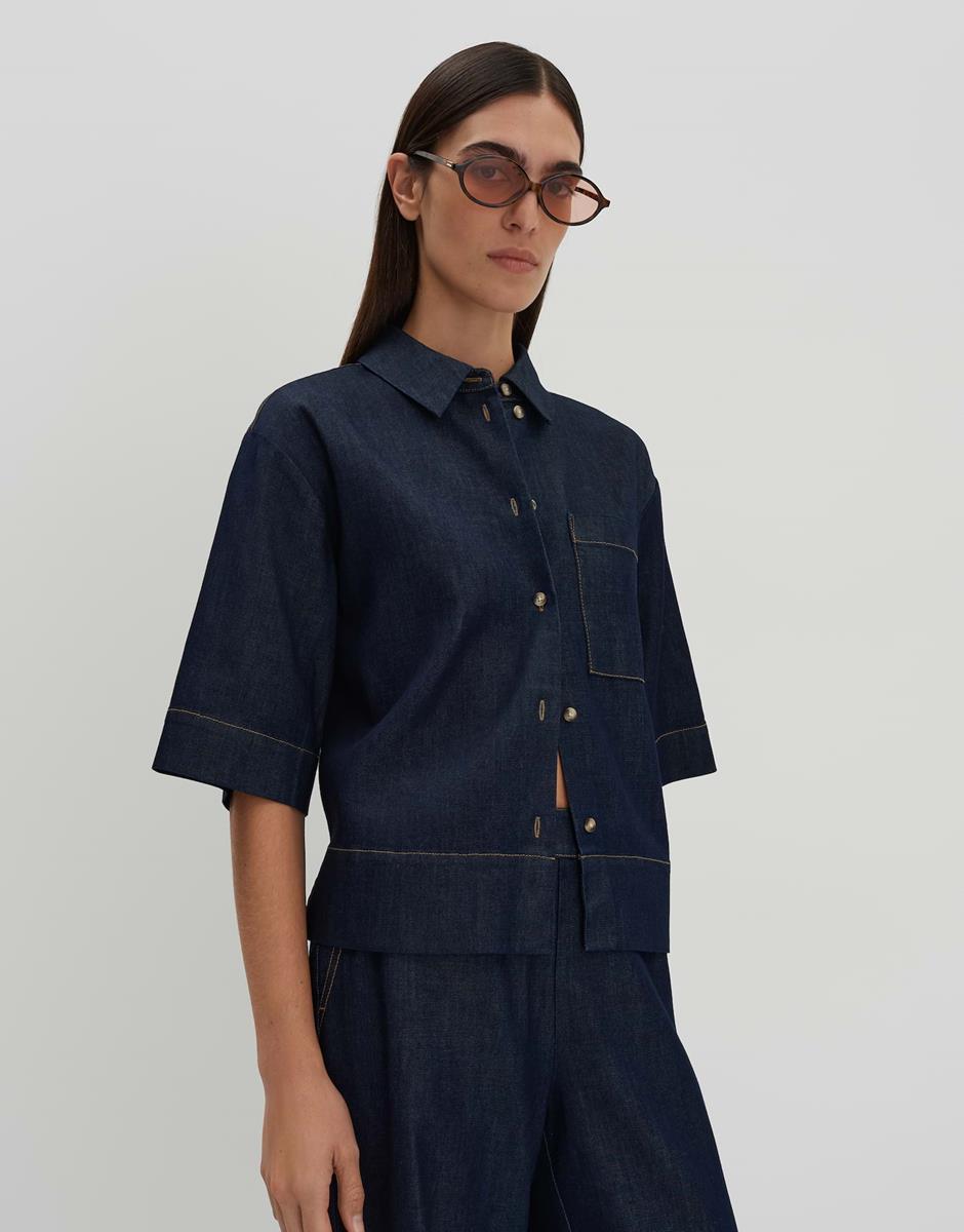SOMEDAY Blouse Zonna Blauw 1