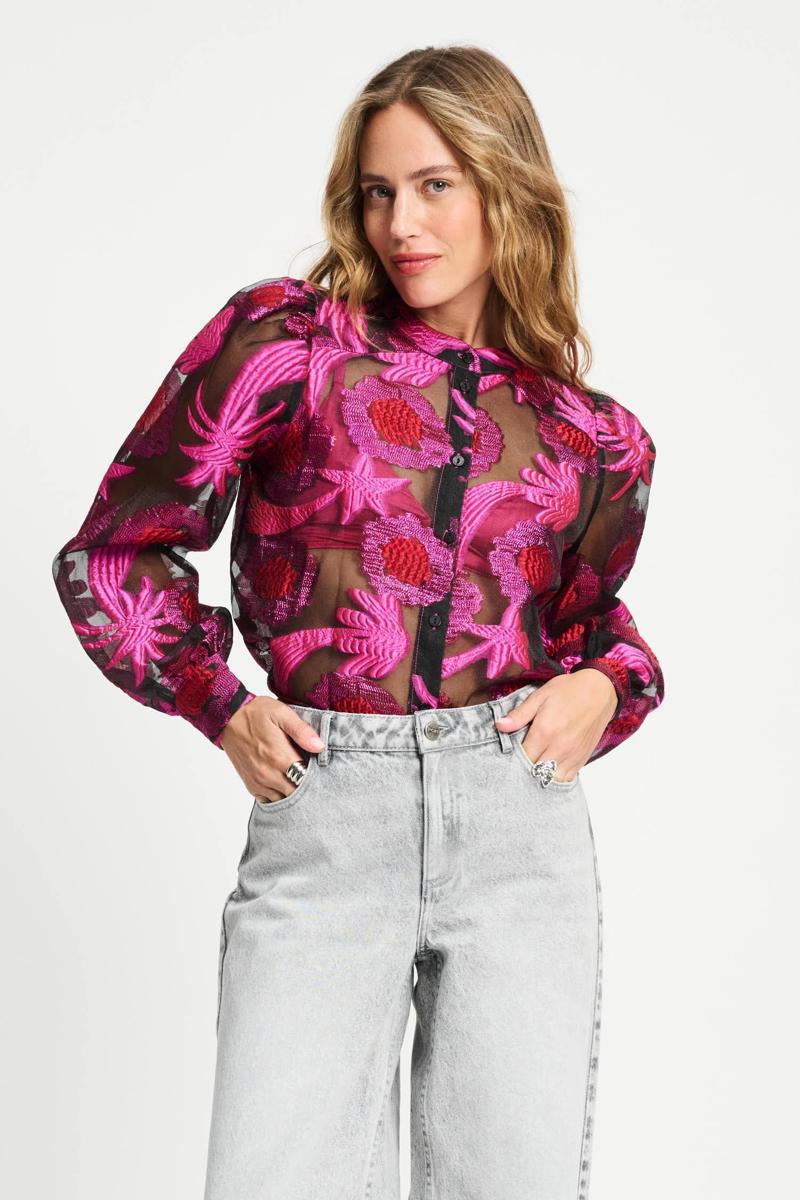 POM Amsterdam Blouse SP9383 Roze 2
