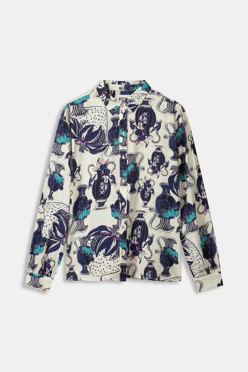 POM Amsterdam POM Amsterdam Blouse SP9043 Wit 6