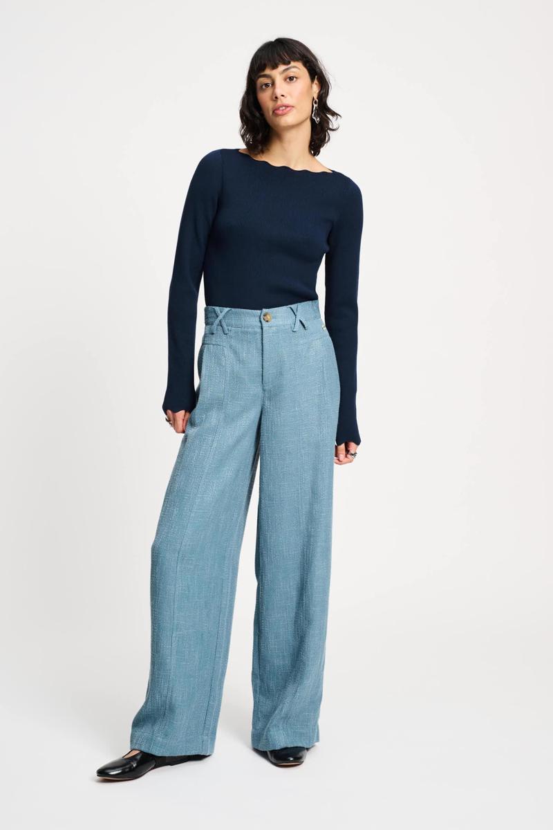 POM Amsterdam Pantalon SP9353 Blauw 2