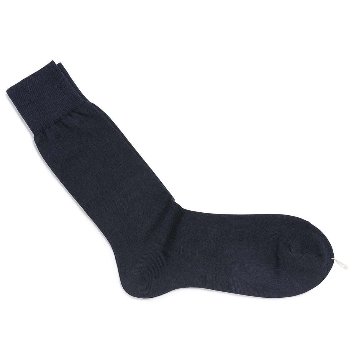 Carlo Lanza Sokken 100 Classico Blauw 3