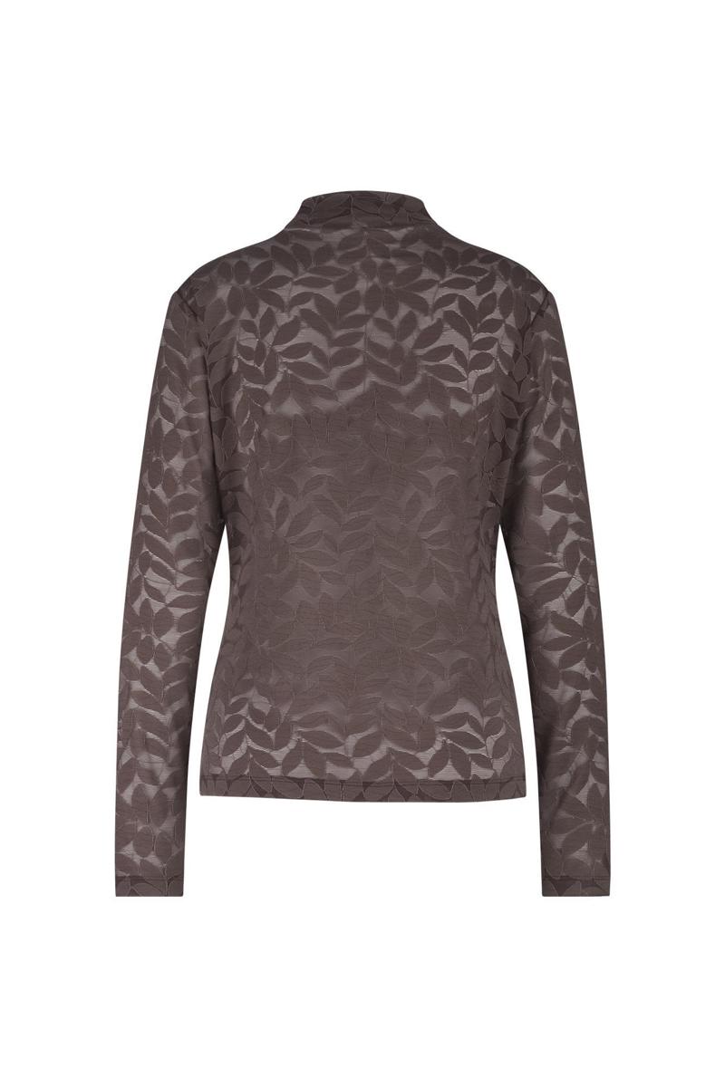 Studio Anneloes Blouse Reagan lace top Bruin 2