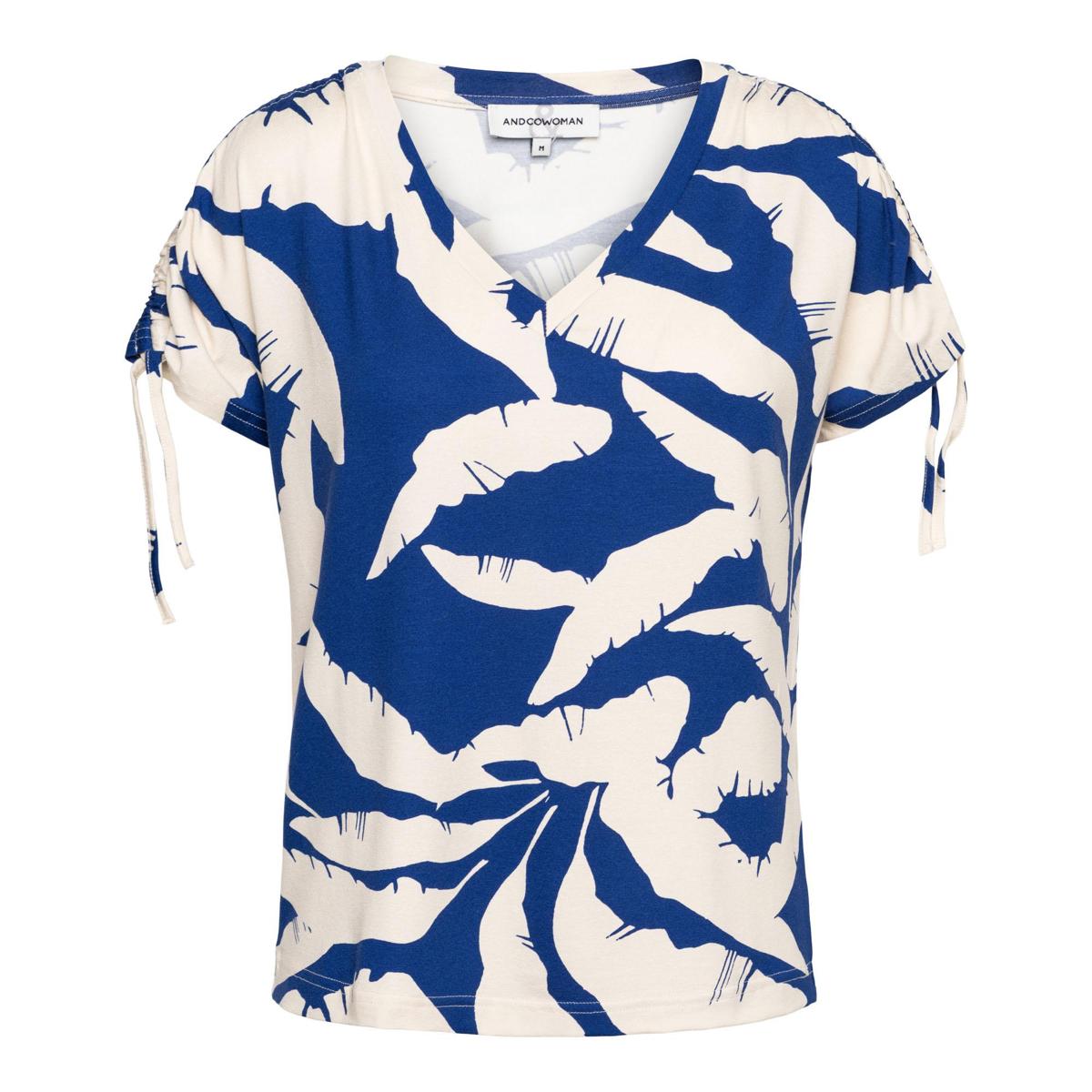 &Co Woman Blouse Viana GF Blauw 1
