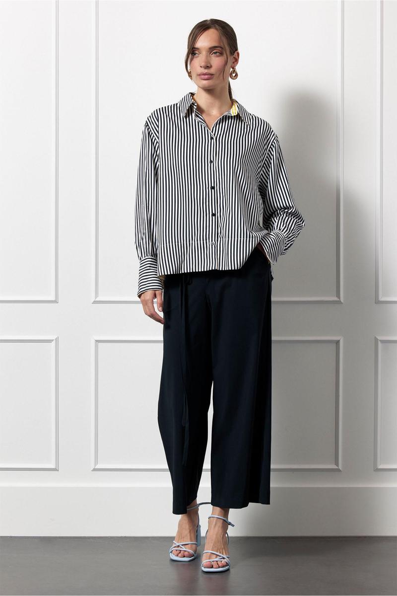 Studio Anneloes Studio Anneloes Blouse Tamar stripe blou Blauw 4