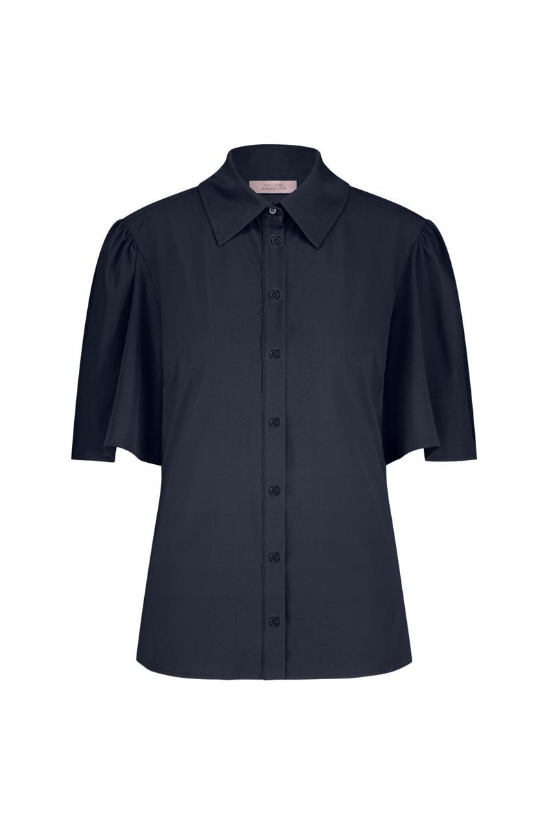 Studio Anneloes Studio Anneloes Blouse Poppy butterfly b Blauw 1