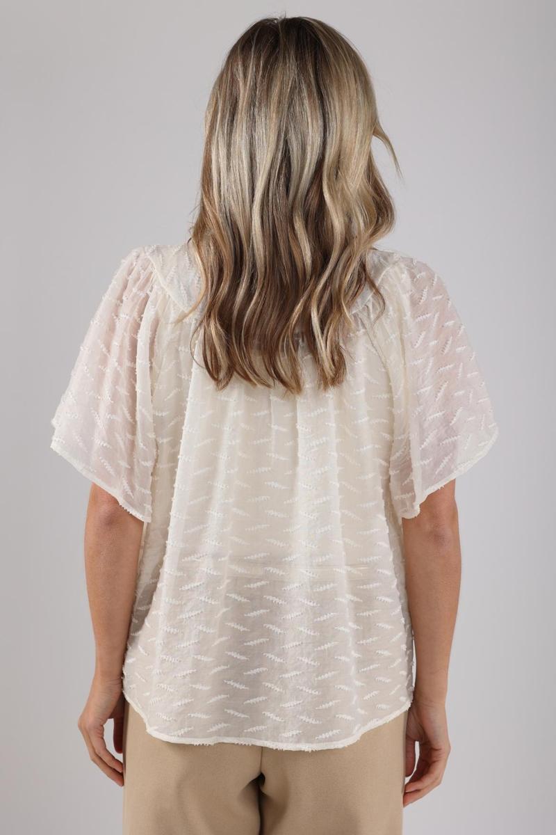 NUKUS NUKUS Blouse NKS02065 Wolwit 4