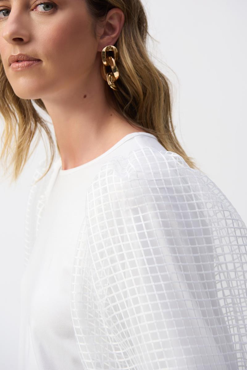 Joseph Ribkoff Joseph Ribkoff Blouse 251097 Off-White 3
