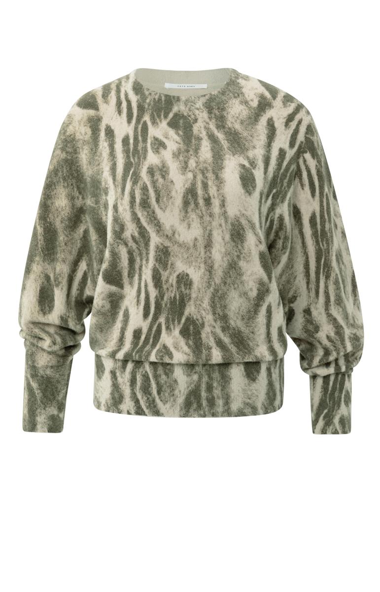 YAYA Trui 01-000497-509 Groen 1