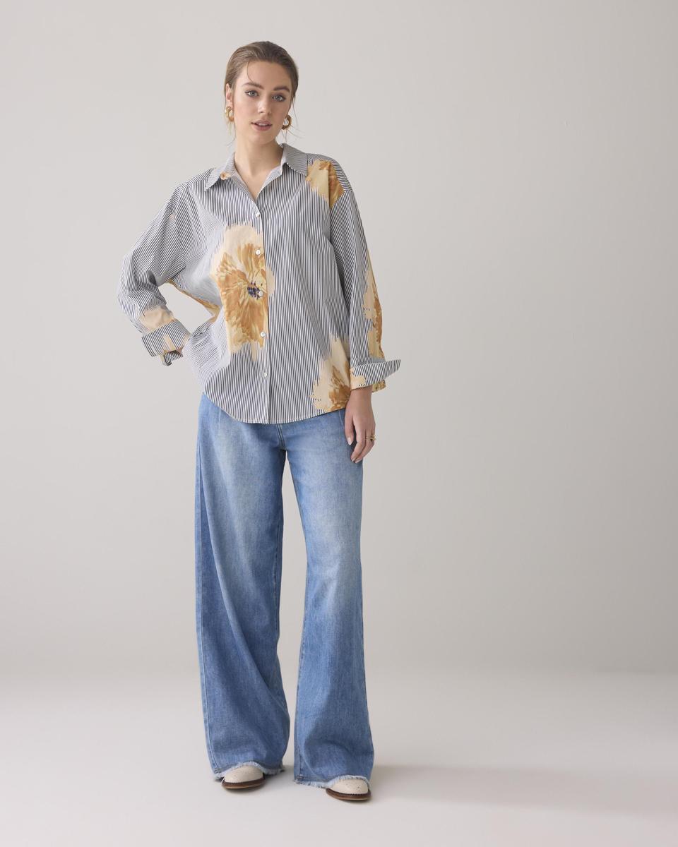 Summum Summum Blouse 2s3239-12168 Blauw 1