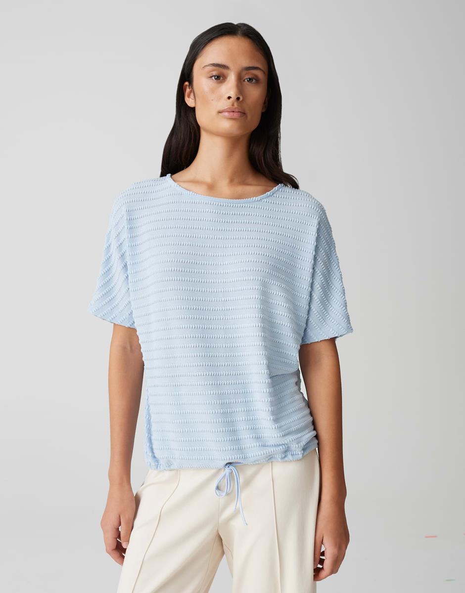 OPUS T-Shirt Saronji Paris Blauw 1
