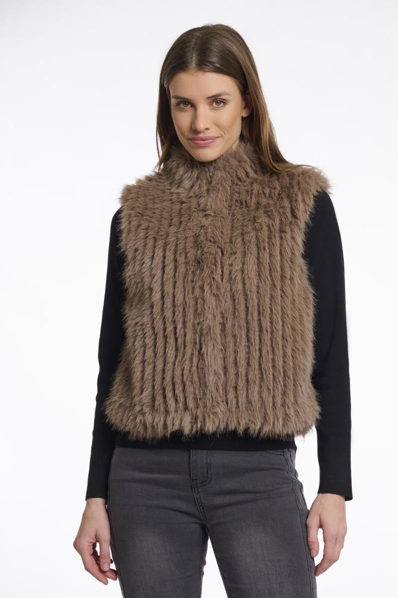 Rino & Pelle Gilet Dava.7002511 Bruin 1