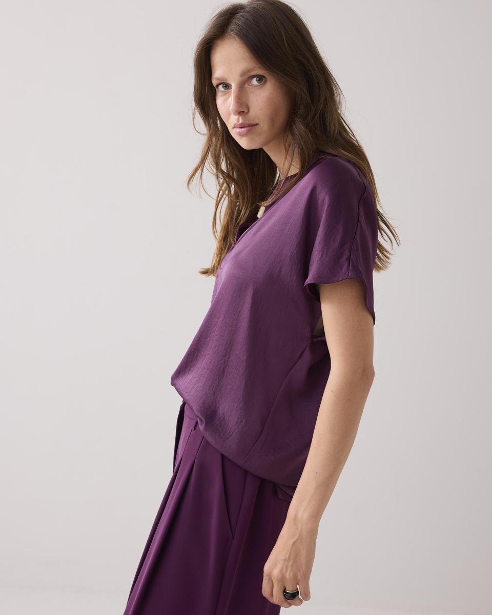 Summum Blouse 2s3324-11817 Paars 4