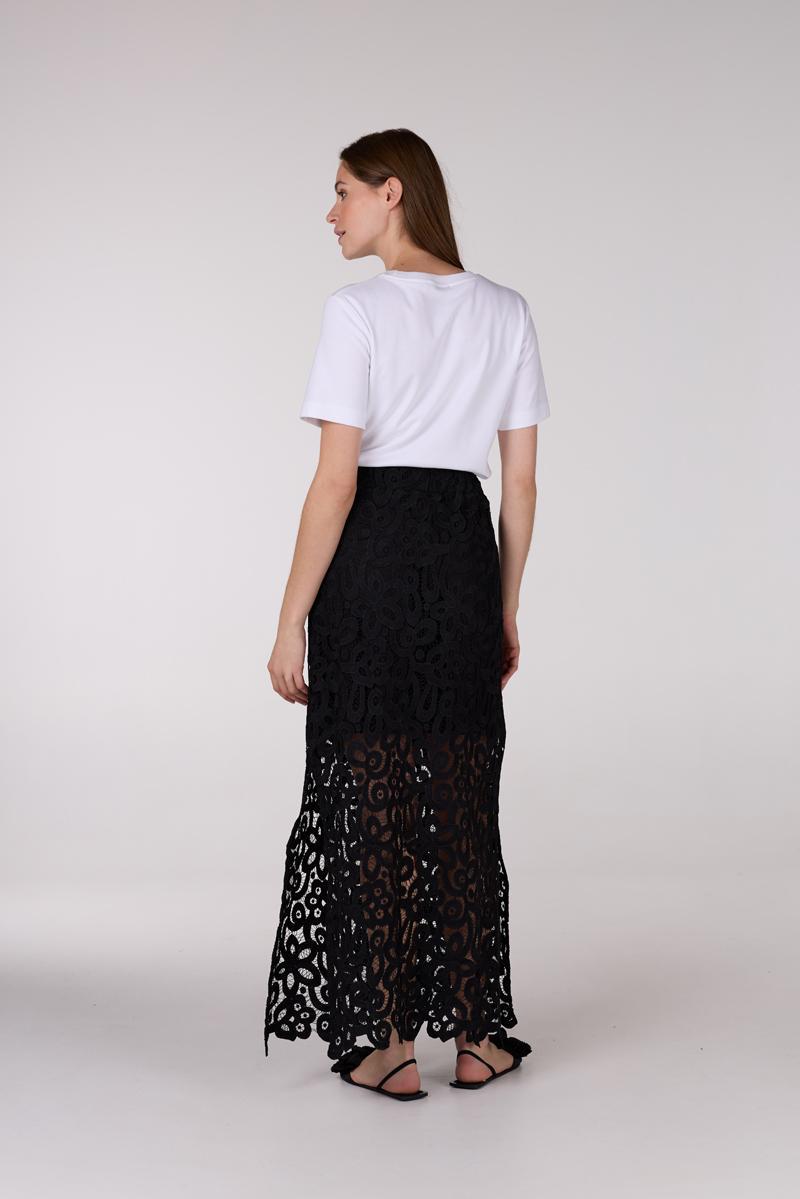 Jansen Amsterdam Jansen Amsterdam Rok LUCY SS25 Zwart 2