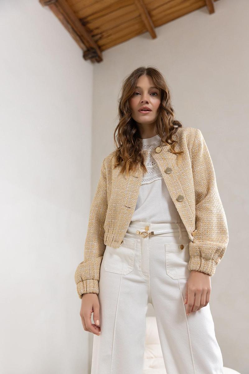 Label DOT Blazer Deli Goud 1
