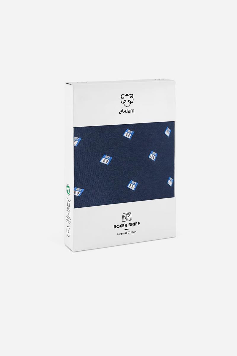 A-dam Boxershort Floppy Disks Blauw 4
