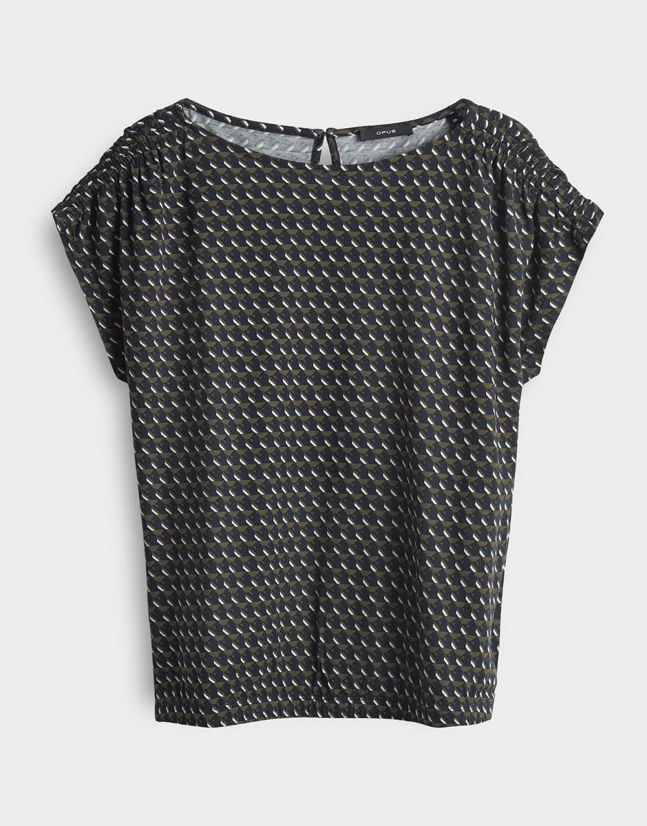 OPUS T-Shirt Sekadi Minimal Blauw 2