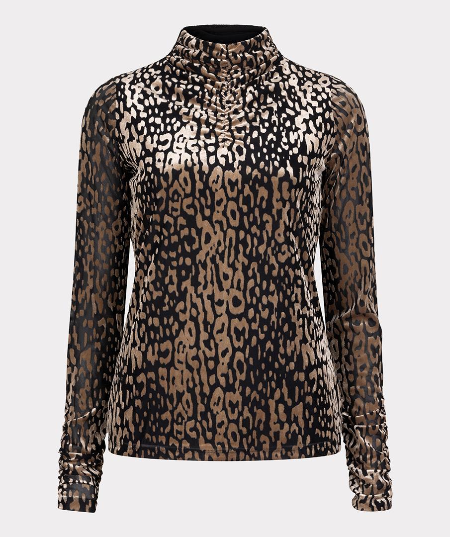 EsQualo Blouse W25.30710 Goud 1