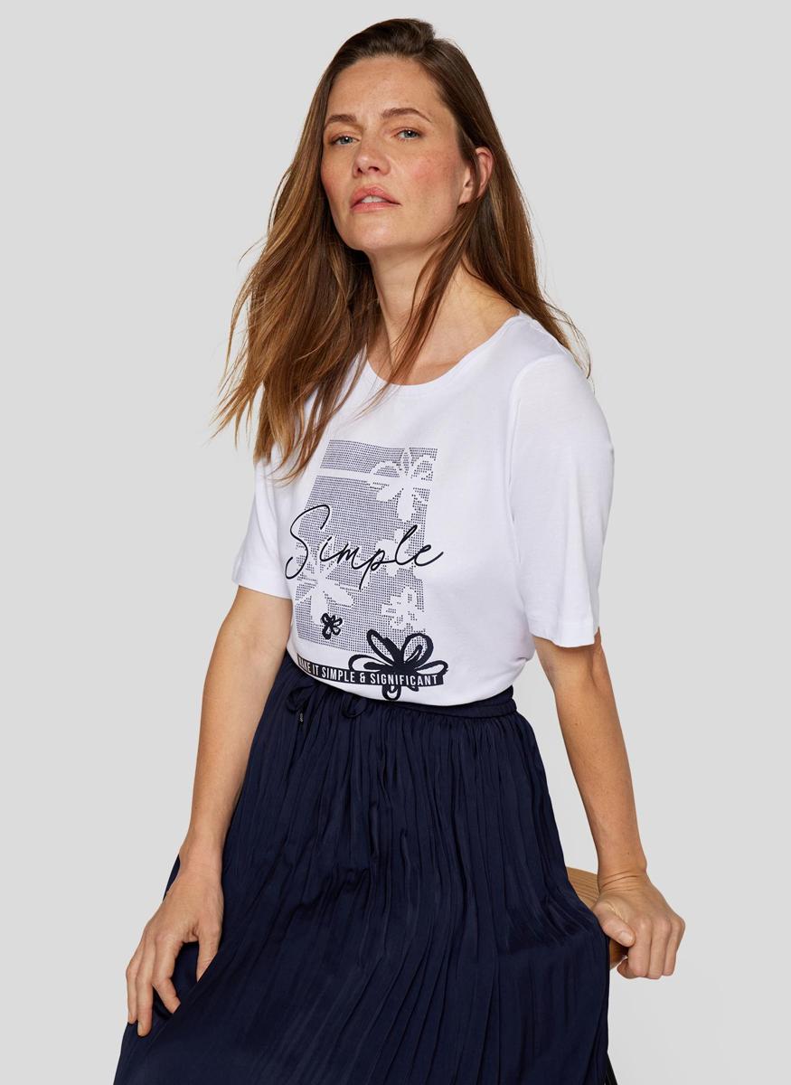 Rabe Rabe T-Shirt 54-123304 Wit 5