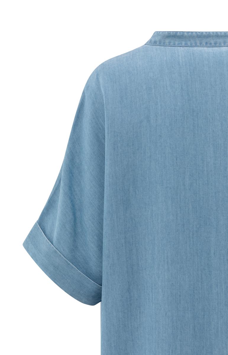 YAYA YAYA Jurk 01-601189-504 Blauw 3