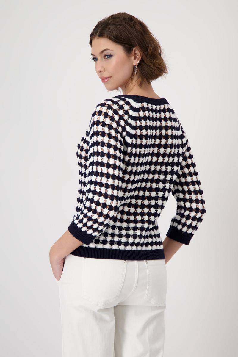 Monari Monari Trui 409227 Blauw 5