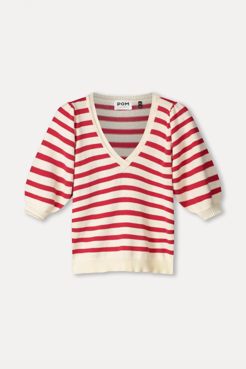 POM Amsterdam POM Amsterdam Trui SP9119 Rood 2