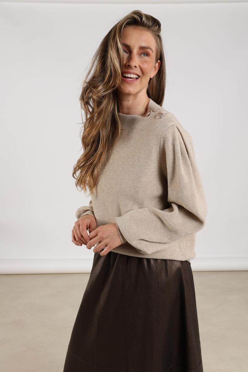 NUKUS Trui NKF03026 Beige 4