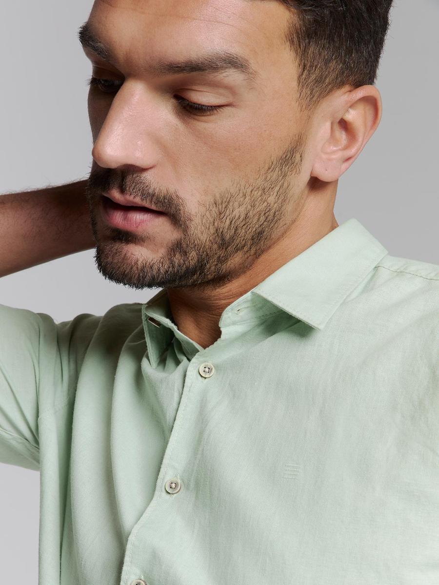 No Excess No Excess Overhemd 27480321SN Groen 3
