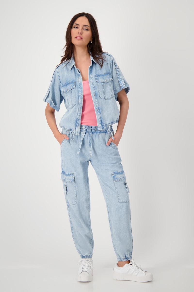 Monari Monari Vest 409613 Blauw 3