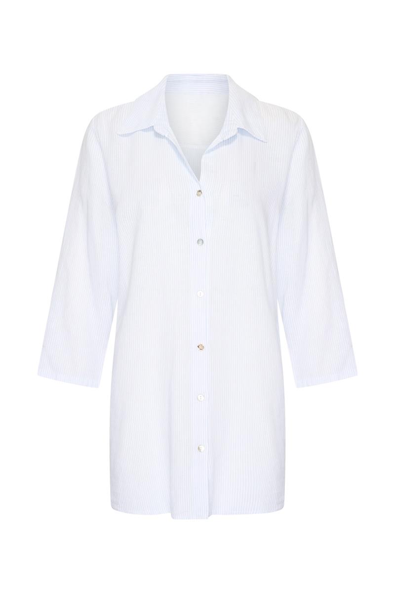 BM-Fashion Blouse Eva Blauw 1