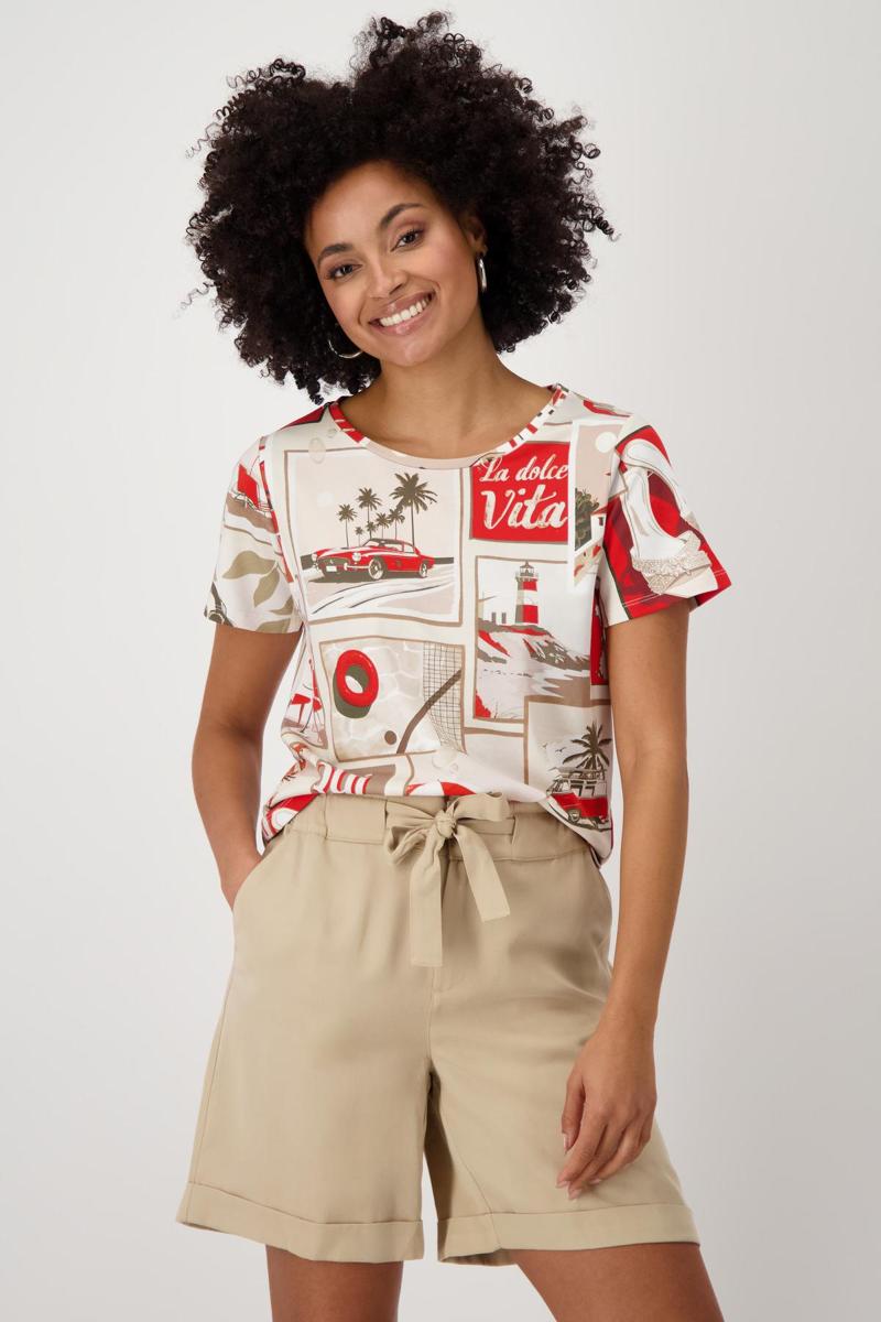 Monari Monari T-Shirt 409742 Rood 1