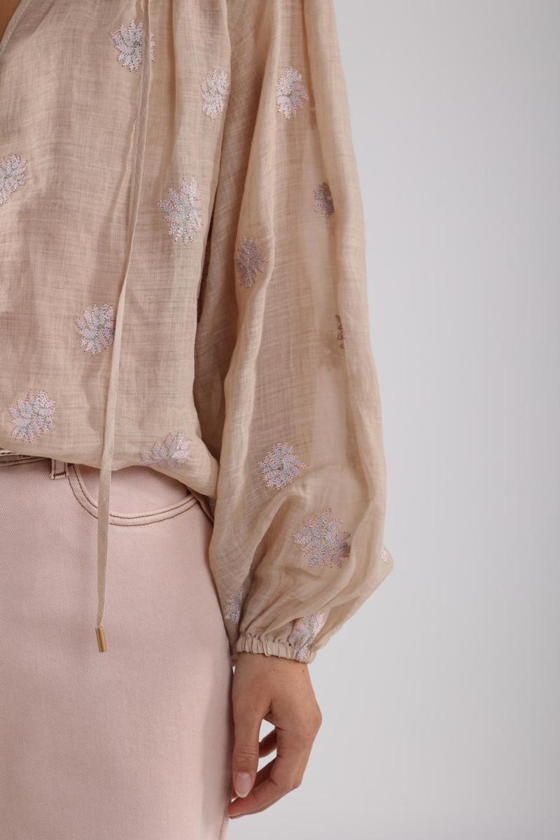 NUKUS NUKUS Blouse NKS02036 Beige 5