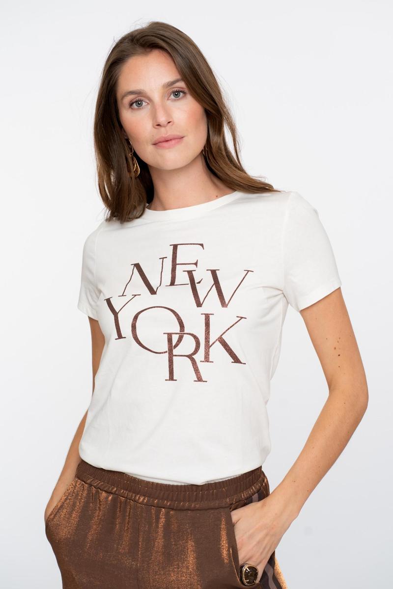 Geisha T-Shirt 52595-41 Off-White 1