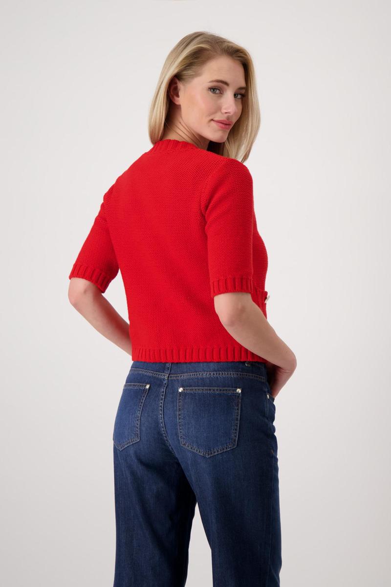 Monari Monari Blouse 410021 Rood 5
