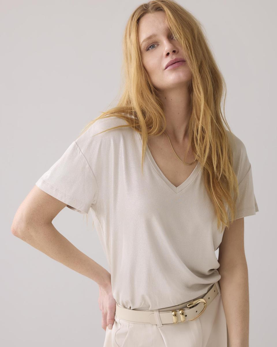 Summum Summum T-Shirt 3s4887-30545 Beige 4