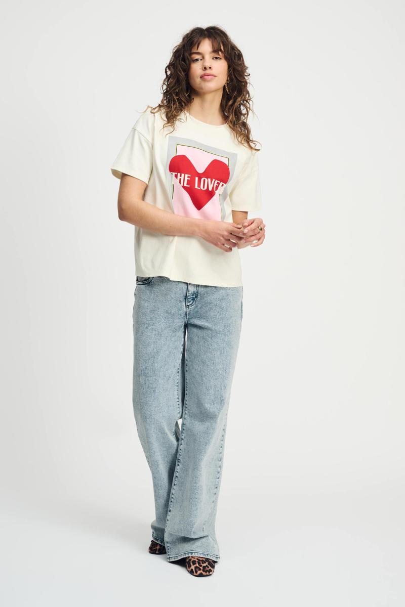 POM Amsterdam POM Amsterdam T-Shirt SP9062 Wit 3