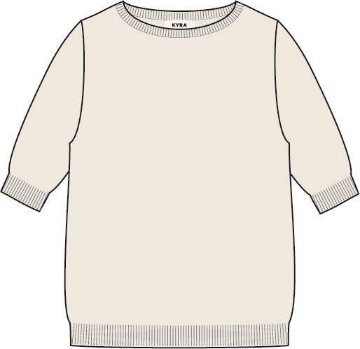 KYRA KYRA Trui Joy-s25 Wit 1