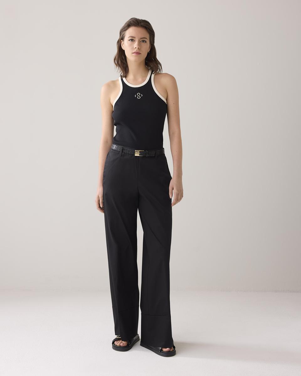 Summum Summum Pantalon 4s2809-11816 Zwart 2