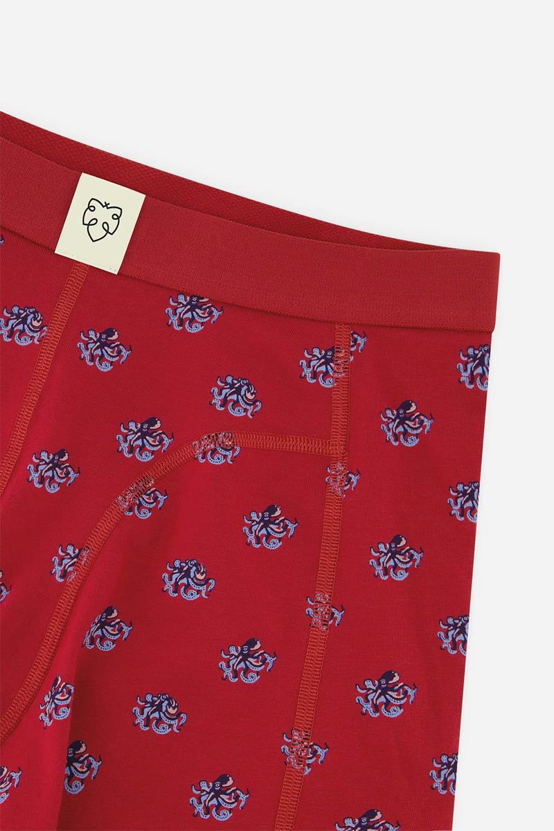 A-dam Boxershort Octopus Rood 3
