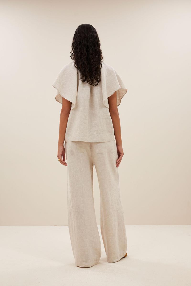 By-Bar By-Bar Blouse Vina Linen  Beige 3