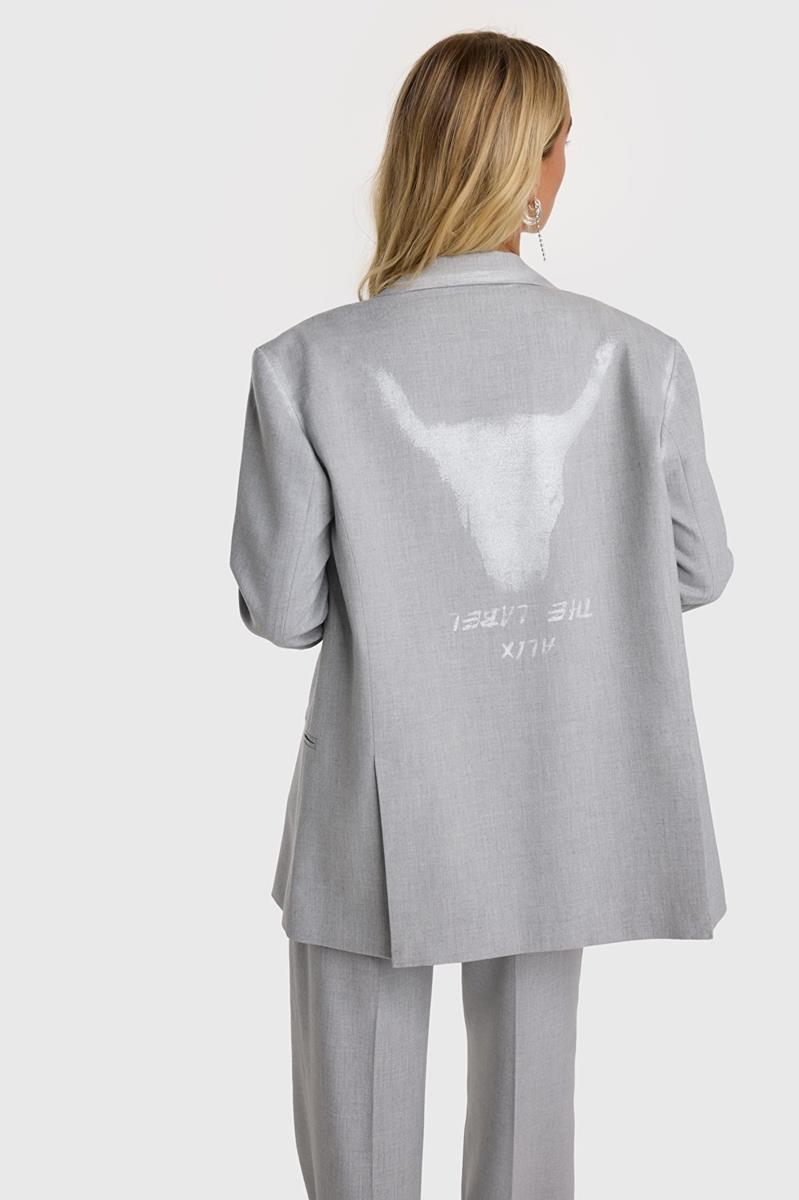 Alix The Label Alix The Label Blazer 2502406022 Zilver 3