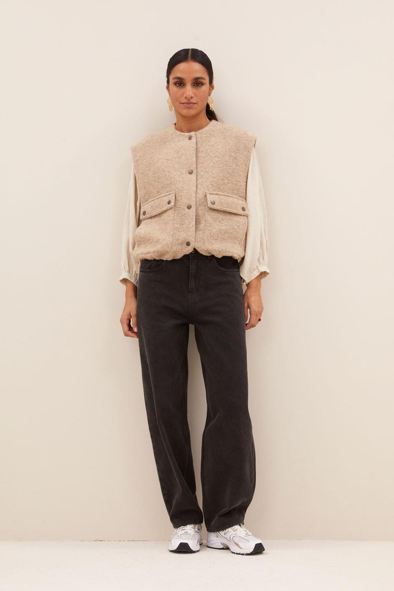 By-Bar Gilet Maggie Sleeveless Beige 5