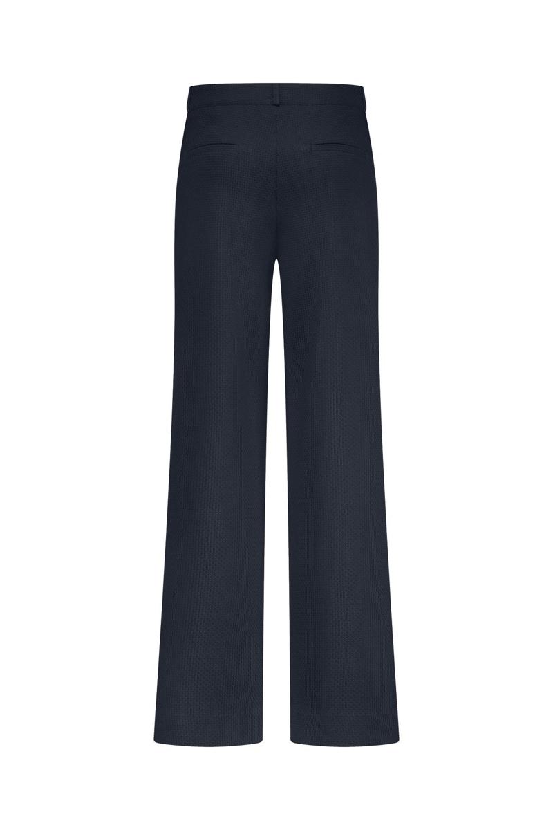Studio Anneloes Pantalon Lexie waffle trou Blauw 2